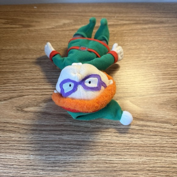 Vtg Rugrats Chuckie, Angelica, and Spike Plush Holiday Bean Bag Friends 1997 - Picture 5 of 13